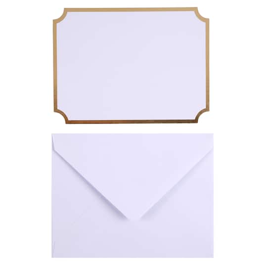 12 packs: 40 ct. (480 total) foil cards & envelopes by recollections™ michaels 12 packs: 40 ct.
